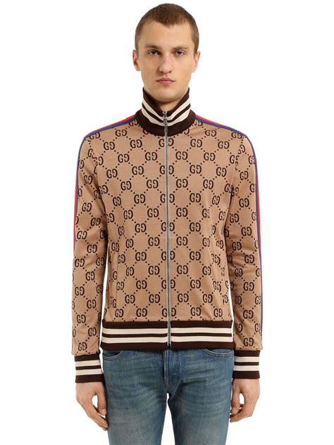 gucci jacket mens brown|gucci jacket men's price.